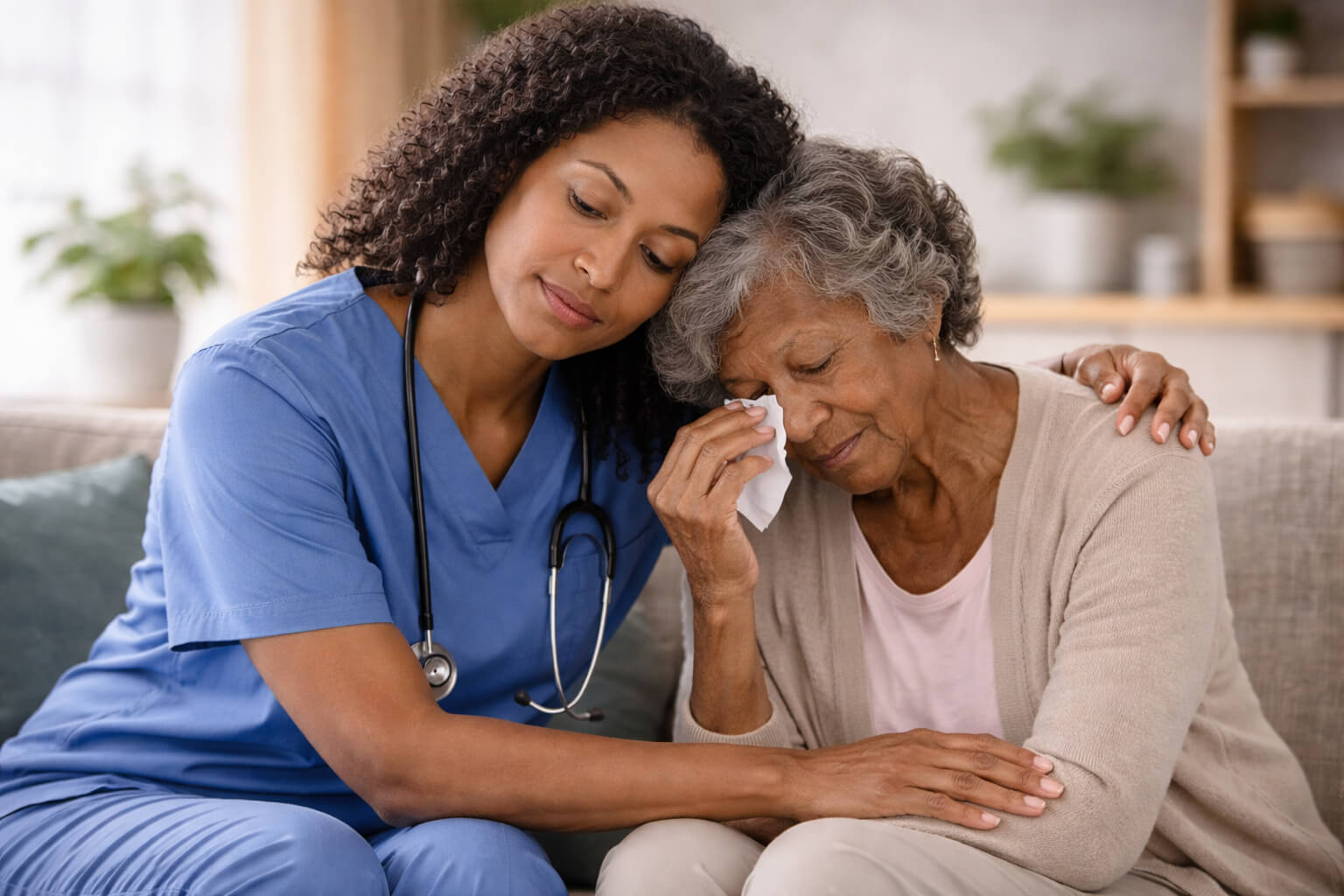 Hospice bereavement support